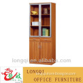 hot sale high quality modern glass door aluminum frame with drawer file cabint storage bookcase